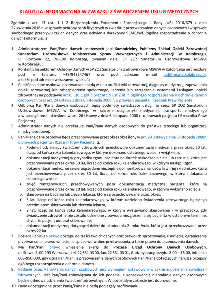Polityka prywatności cz.1